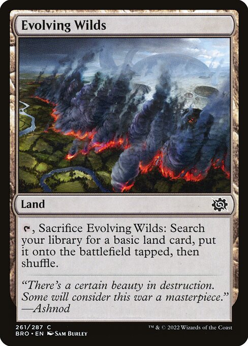 Evolving Wilds - The Brothers' War () #261 [Foil] [Foil]