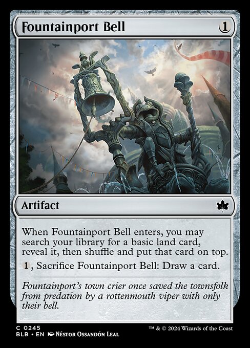 Fountainport Bell - Bloomburrow (BLB) #245 [Foil]