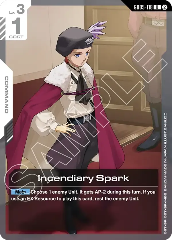 Incendiary Spark - Freedom Ascension [GD05] (GD05-118) #118