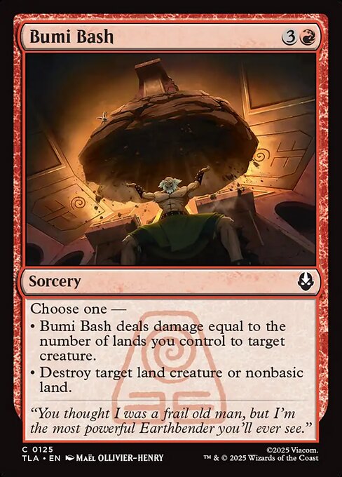 Bumi Bash - Avatar: The Last Airbender () #125 [Foil] [Foil]
