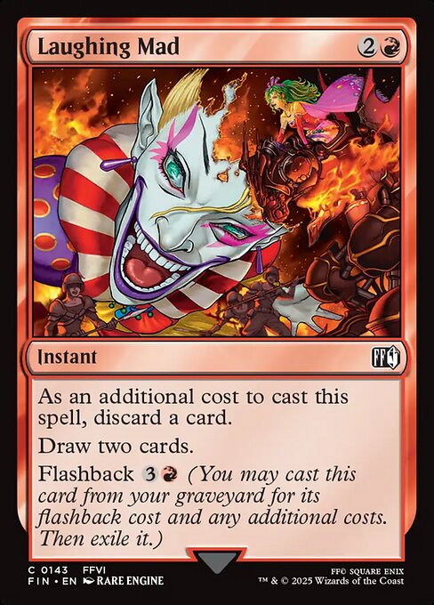 Laughing Mad - Final Fantasy (FIN) #143 [Foil] [Foil]