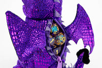 FanRoll by Metallic Dice Games - Dragon Plush Dice Bag: Purple