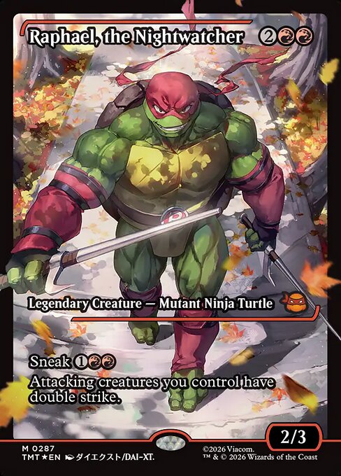 Raphael, the Nightwatcher - Teenage Mutant Ninja Turtles () #287 [Foil] [Foil]