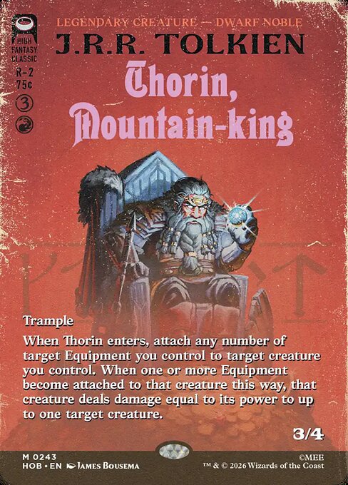 Thorin, Mountain-king - The Hobbit (HOB) #243