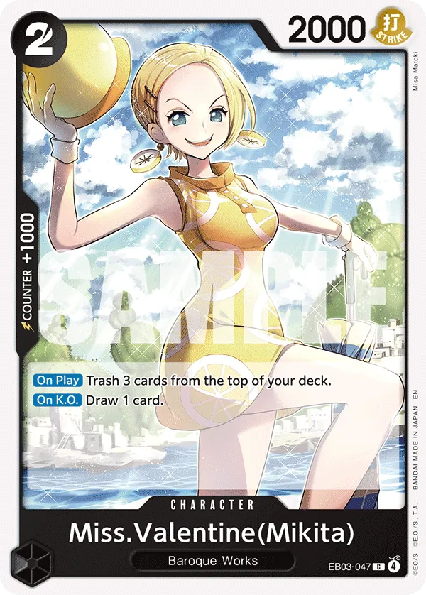 Miss.Valentine(Mikita) - ONE PIECE HEROINES EDITION- [EB-03] / Memorial Collection [EB-01] (EB03-047) #047