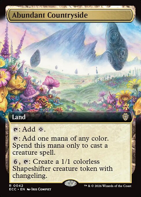 Abundant Countryside - Lorwyn Eclipsed Commander (ECC) #42