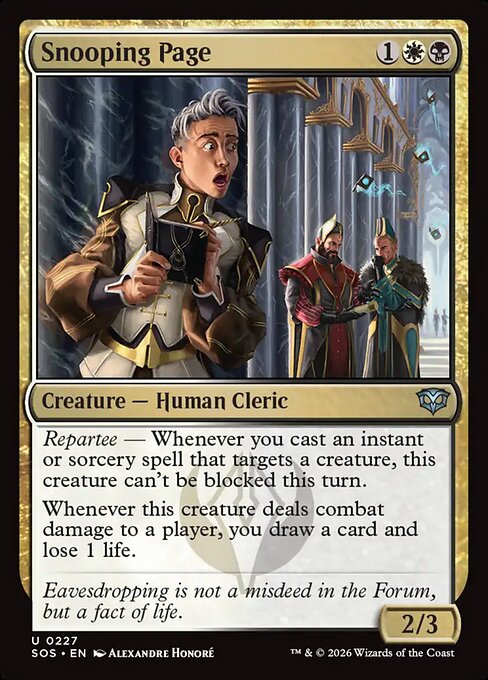 Snooping Page - Secrets of Strixhaven () #227
