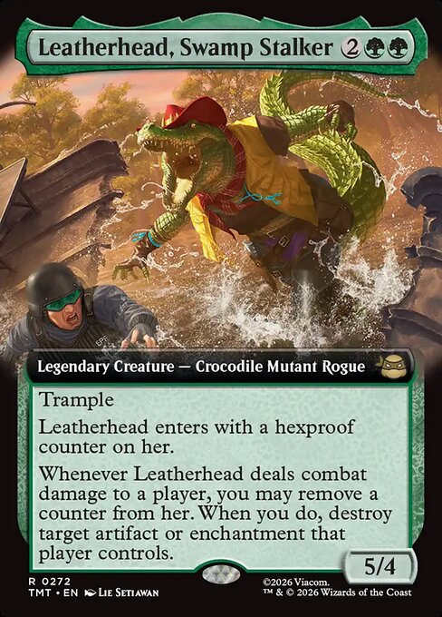 Leatherhead, Swamp Stalker - Teenage Mutant Ninja Turtles () #272 [Foil] [Foil]