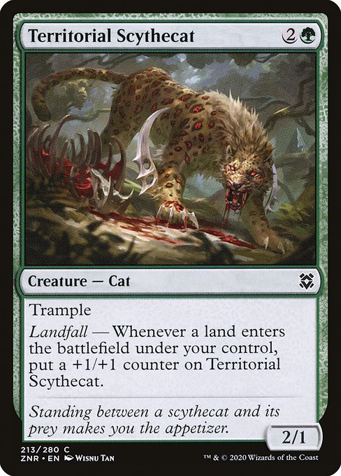 Territorial Scythecat - Zendikar Rising () #213