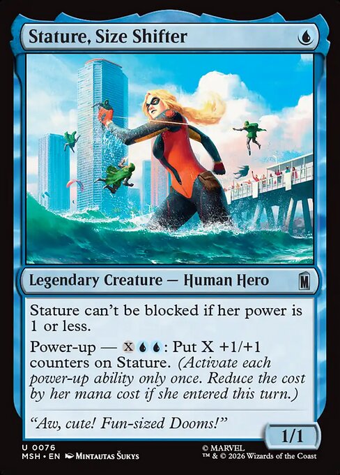 Stature, Size Shifter - Marvel Super Heroes () #76 [Foil] [Foil]
