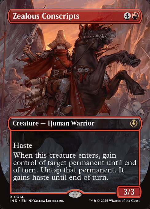 Zealous Conscripts - Innistrad Remastered (INR) #314 [Foil] [Foil]