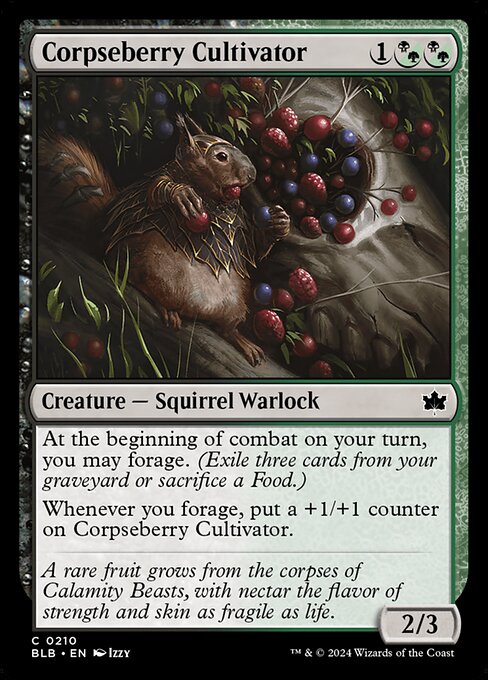 Corpseberry Cultivator - Bloomburrow (BLB) #210 [Foil]