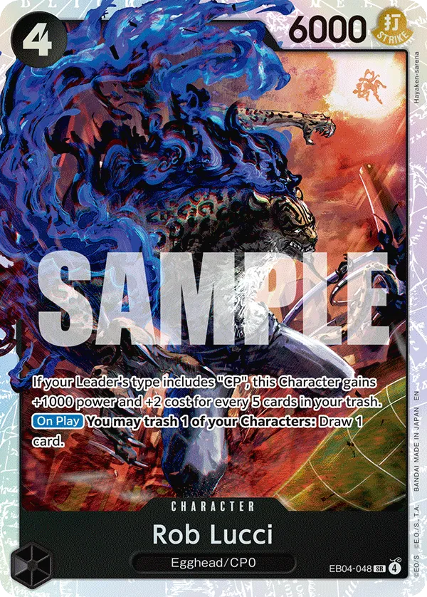 Rob Lucci - ADVENTURE ON KAMI'S ISLAND- [OP15-EB04] (EB04-048) #048