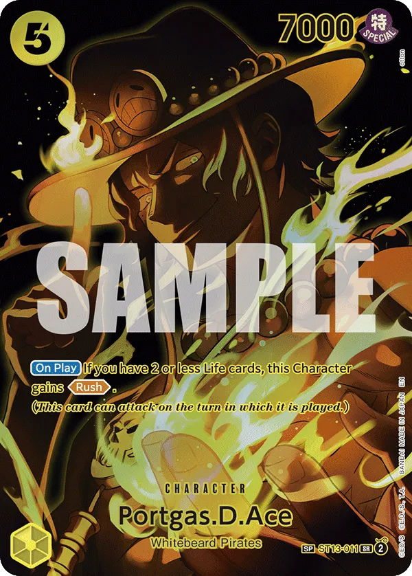 Portgas.D.Ace - LEGACY OF THE MASTER- [OP-12] (ST13-011_p2) #011_p2 [Alt Art]