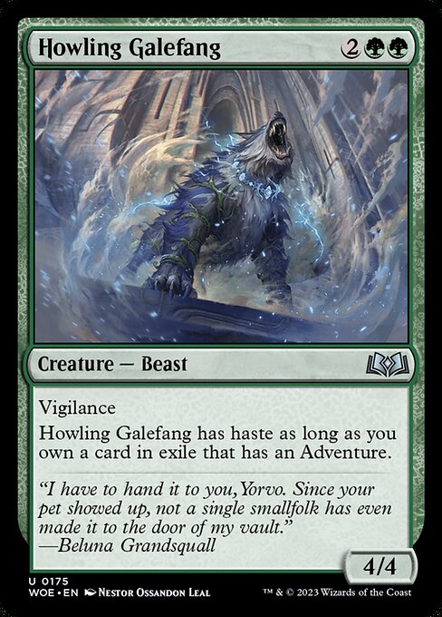 Howling Galefang - Wilds of Eldraine () #175