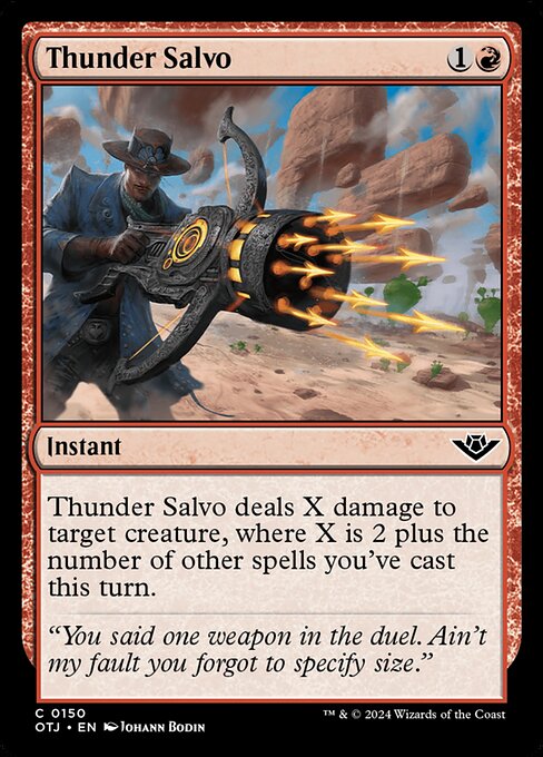 Thunder Salvo - Outlaws of Thunder Junction () #150