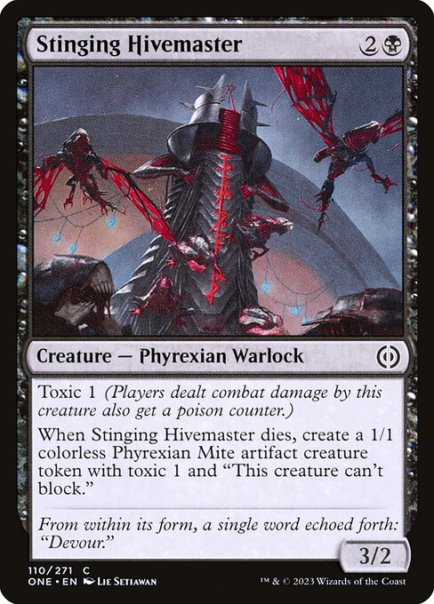 Stinging Hivemaster - Phyrexia: All Will Be One () #110