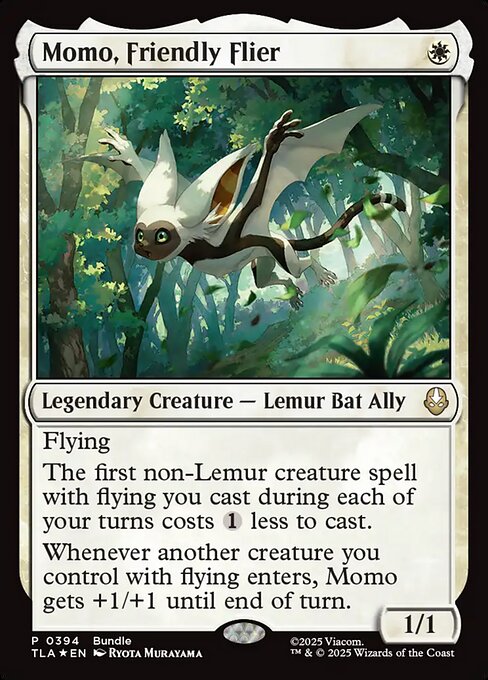Momo, Friendly Flier - Avatar: The Last Airbender (TLA) #394 [Foil] [Foil]