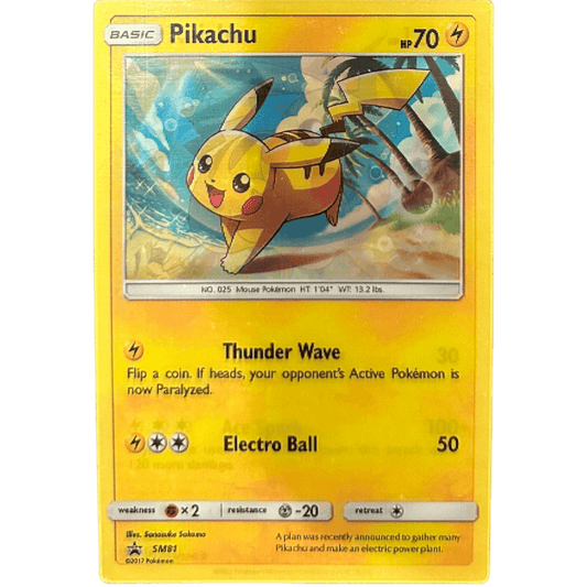 Pikachu Card Anime 3D Sticker
