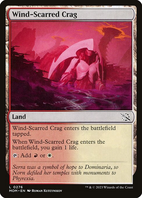 Wind-Scarred Crag - March of the Machine (MOM) #276 [Foil] [Foil]