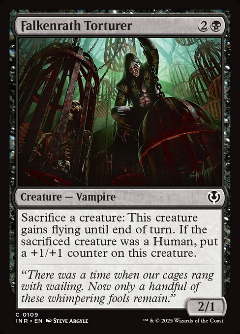 Falkenrath Torturer - Innistrad Remastered (inr) #109 [Foil] [Foil]