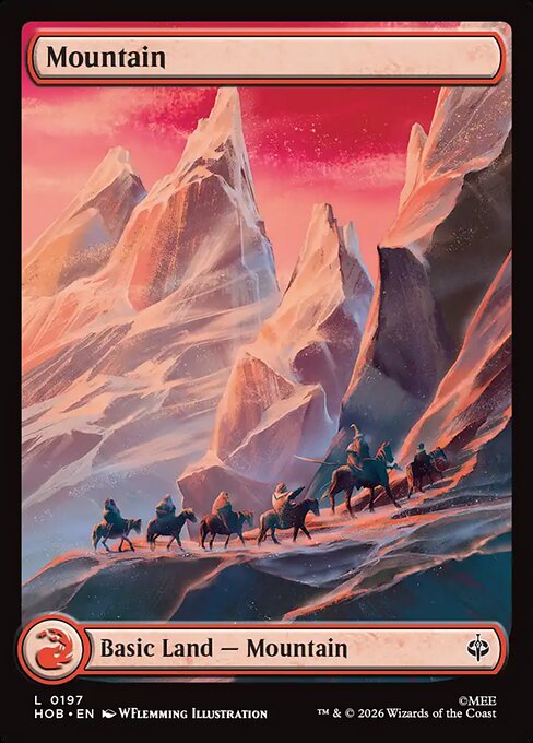 Mountain - The Hobbit (hob) #197 [Foil] [Foil]