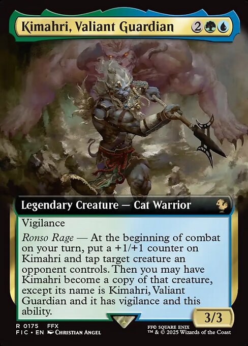 Kimahri, Valiant Guardian - Final Fantasy Commander () #175