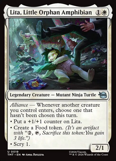 Lita, Little Orphan Amphibian - Teenage Mutant Ninja Turtles () #19 [Foil] [Foil]