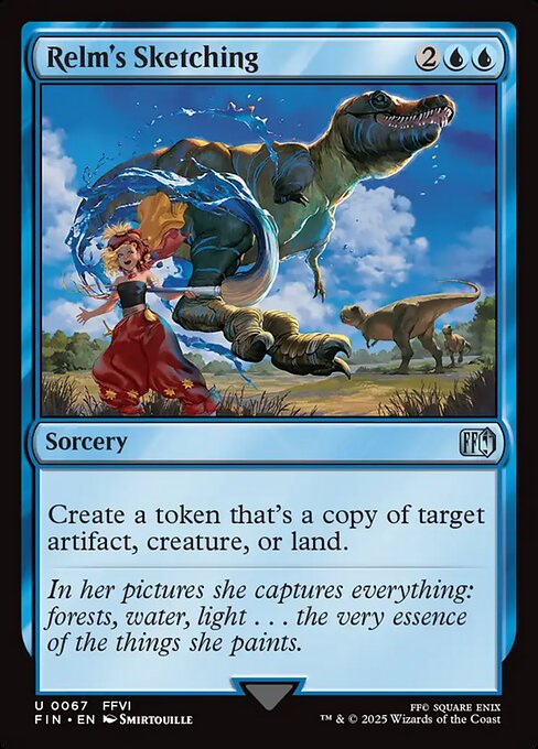 Relm's Sketching - Final Fantasy (FIN) #67 [Foil] [Foil]