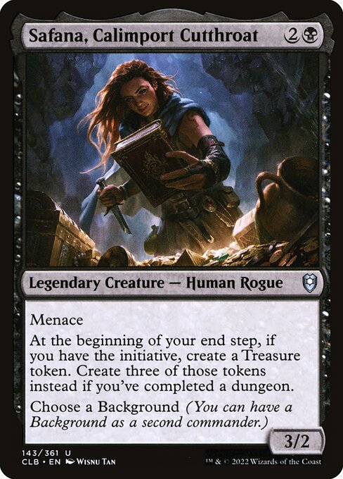 Safana, Calimport Cutthroat - Commander Legends: Battle for Baldur's Gate () #143