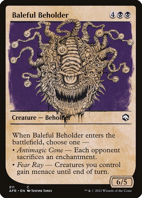 Baleful Beholder - Adventures in the Forgotten Realms () #311 [Foil] [Foil]