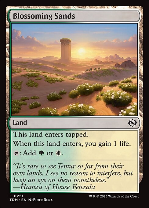 Blossoming Sands - Tarkir: Dragonstorm () #251