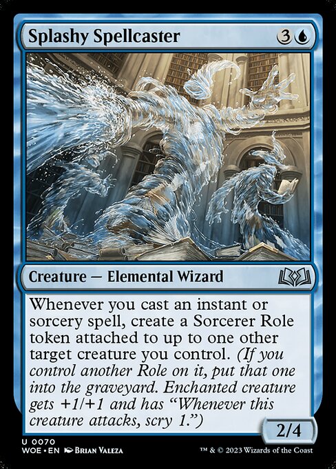 Splashy Spellcaster - Wilds of Eldraine () #70