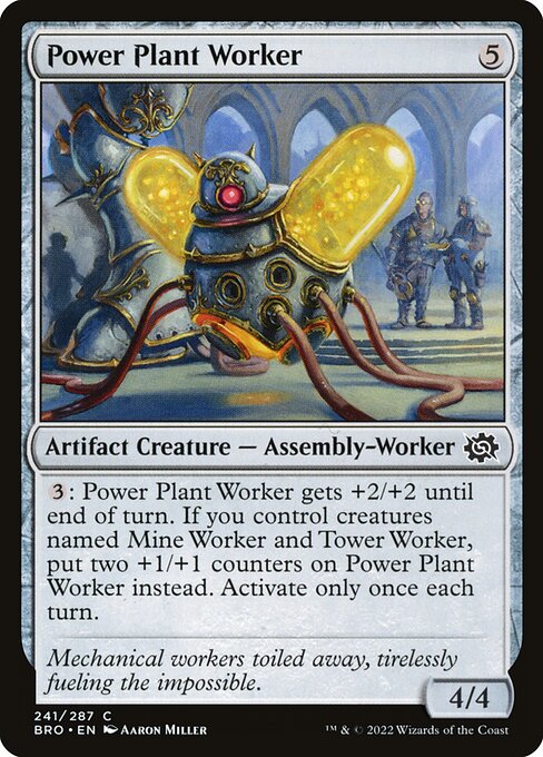 Power Plant Worker - The Brothers' War () #241