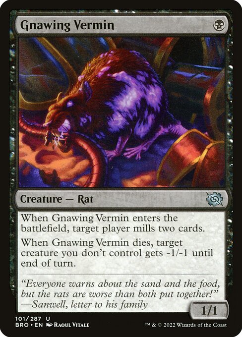 Gnawing Vermin - The Brothers' War () #101