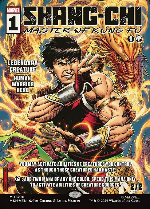 Shang-Chi, Master of Kung Fu - Marvel Super Heroes () #396 [Foil] [Foil]