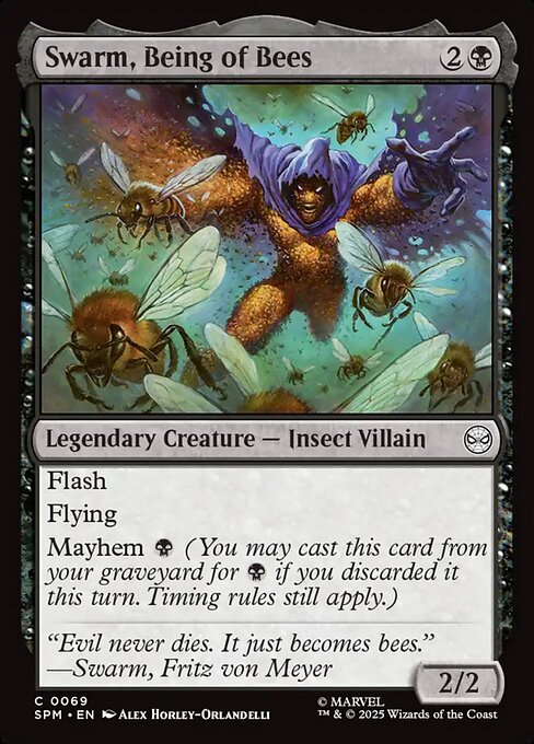 Swarm, Being of Bees - Marvel's Spider-Man (SPM) #69 [Foil] [Foil]