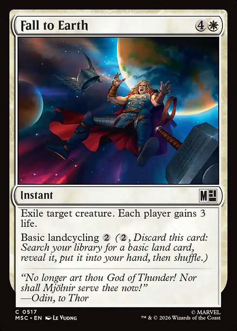 Fall to Earth - Marvel Super Heroes Commander () #517