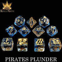DNDDICEWHOLESALE.COM - Pirates Plunder - 11 Dice Set