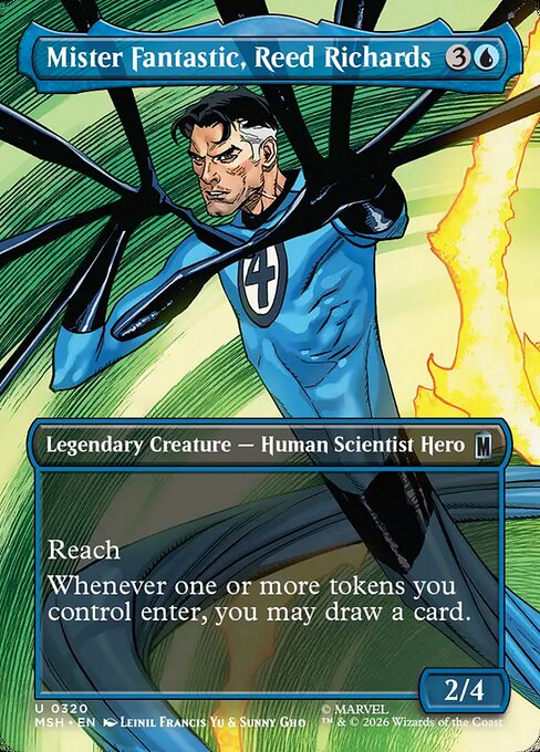 Mister Fantastic, Reed Richards - Marvel Super Heroes () #320 [Foil] [Foil]