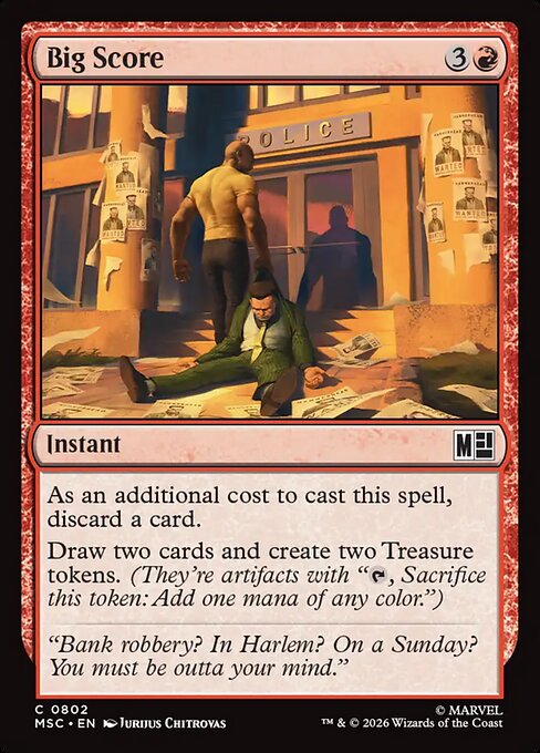 Big Score - Marvel Super Heroes Commander () #802 [Foil] [Foil]