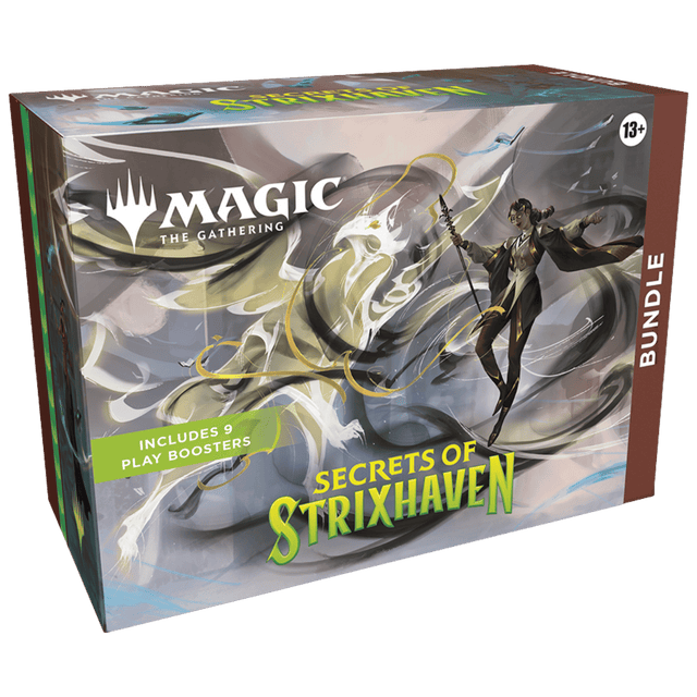 Magic: The Gathering Secrets of Strixhaven regular Bundle box with 9 Play Boosters