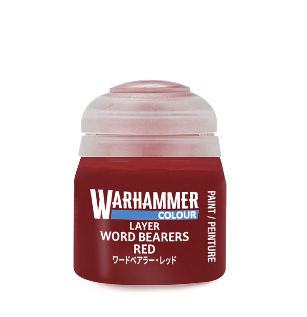 Warhammer Colour Paint: Layer - Word Bearers Red (12ml)