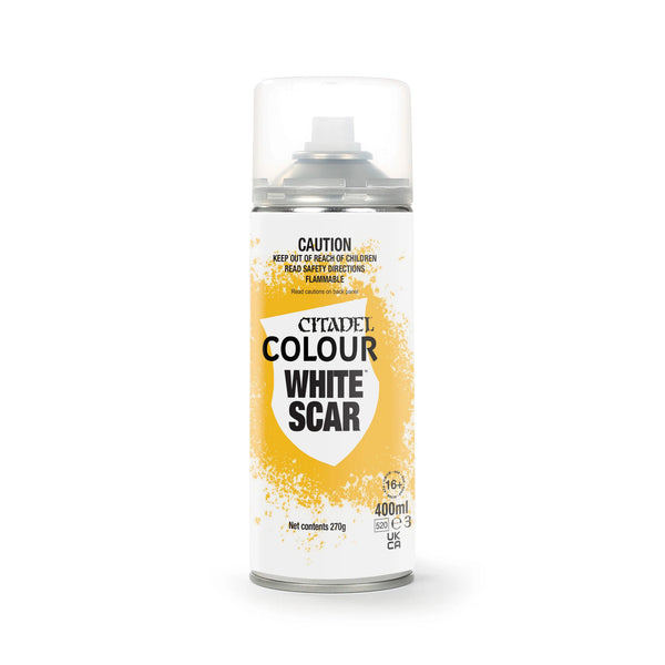 WHITE SCAR SPRAY PAINT (USA)