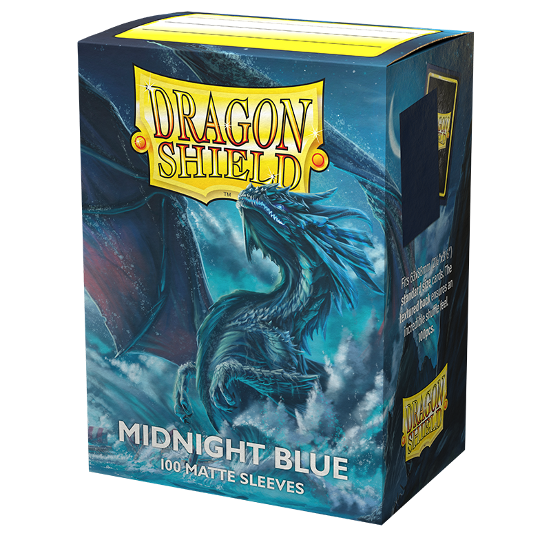 Dragon Shield - Midnight Blue - Matte Standard Sleeves (100 Sleeves)