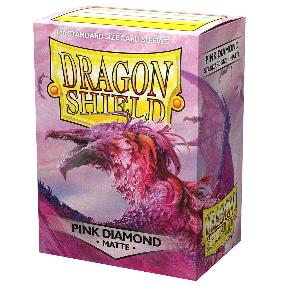 Dragon Shield - Pink Diamond - Matte Standard Sleeves (100 Sleeves)