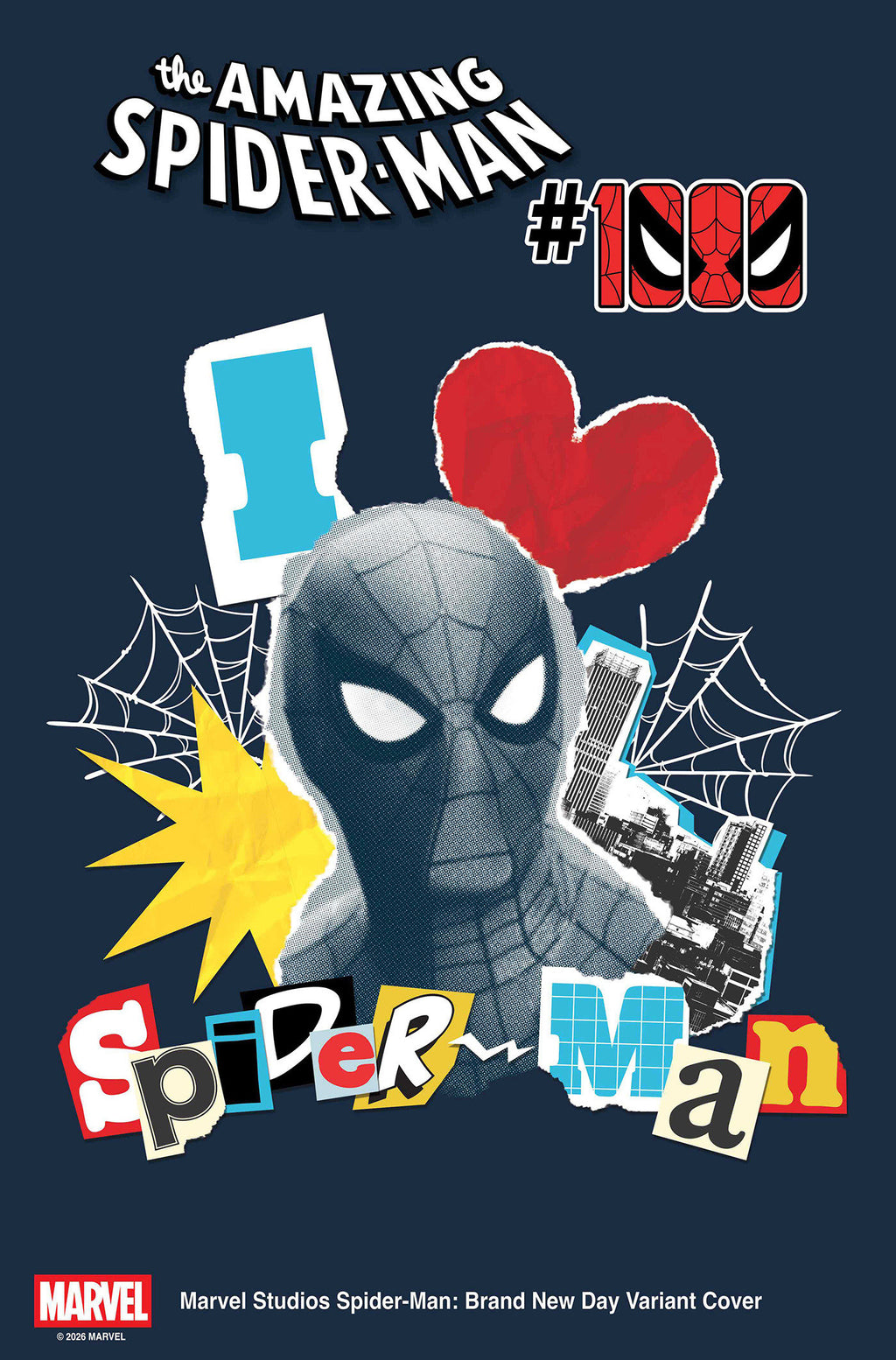 AMAZING SPIDER-MAN #1000 MARVEL STUDIOS SPIDER-MAN: BRAND NEW DAY VARIANT