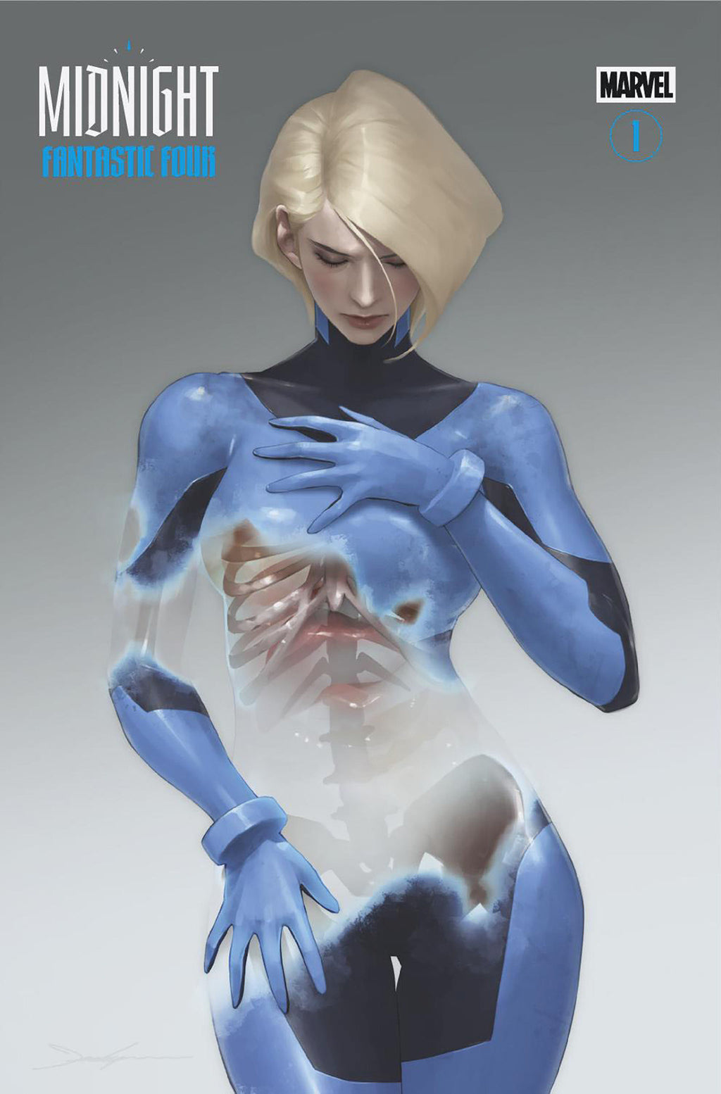 MIDNIGHT FANTASTIC FOUR #1 COVER E JEEHYUNG LEE MIDNIGHT GALLERY 1:25 VARIANT [1:25]