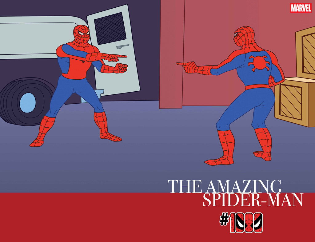 AMAZING SPIDER-MAN #1000 MARVEL ANIMATION SPIDER-MAN 1967 WRAPAROUND VARIANT