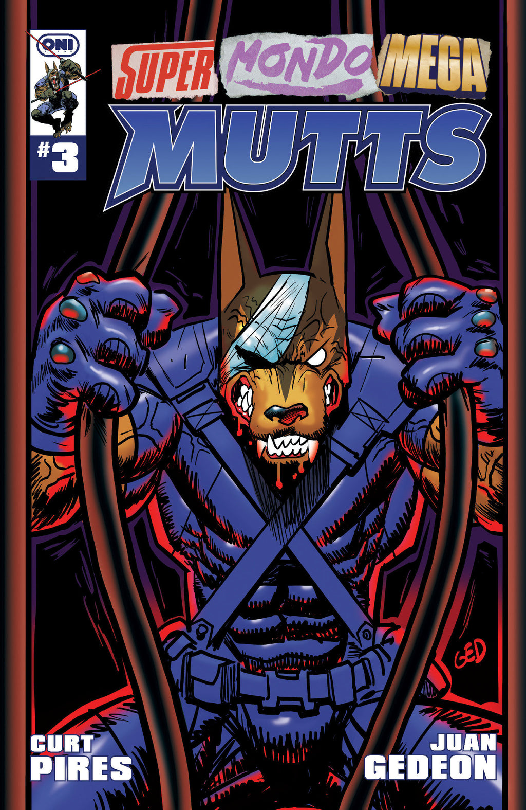 SUPER MONDO MEGA MUTTS #3 CVR A JUAN GEDEON